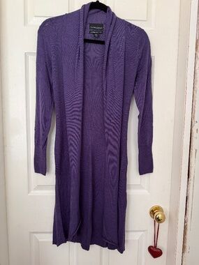 Cynthia Rowley Merino Long Cardigan